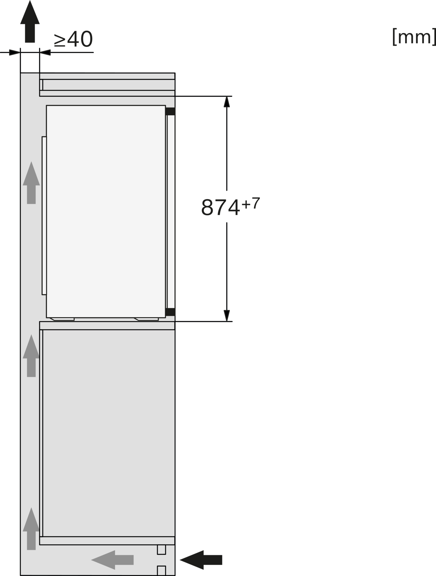 Miele Koelkast Inbouw K7125E