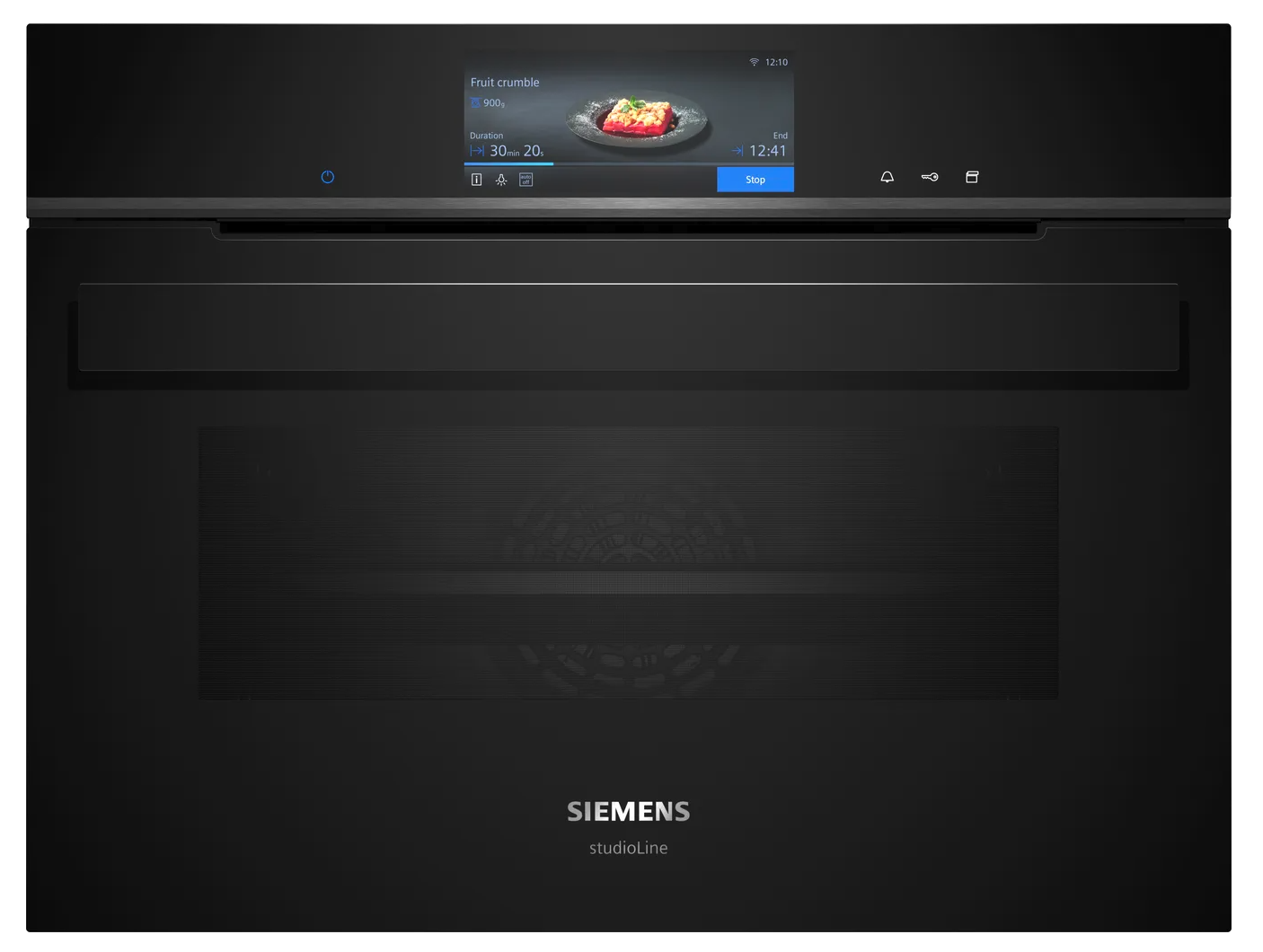 Siemens iQ700 CS958GCB1 stoomoven Middelmaat Zwart Touch