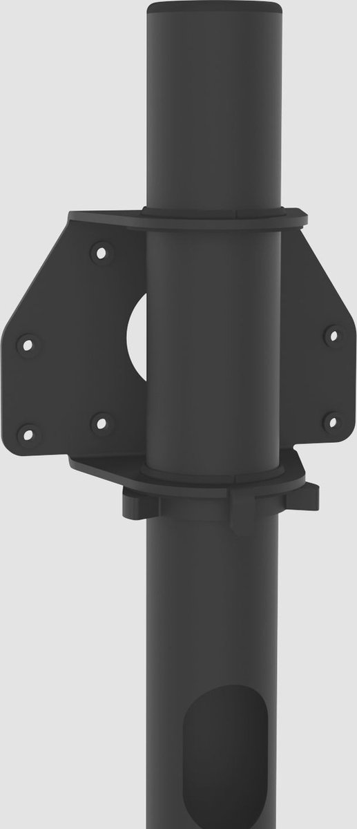 Kolom CAVUS CAV-P120B 120cm/60mm zwart staal