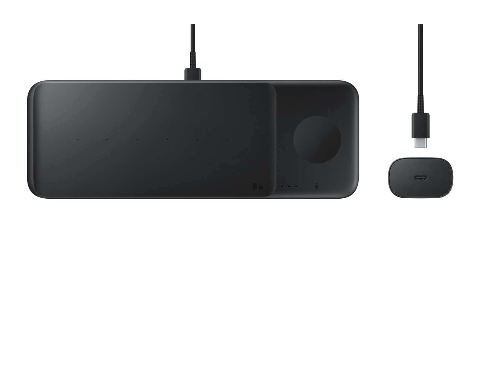 Samsung EP-P6300 Headset, Smartphone, Smartwatch Zwart USB Draadloos opladen Snel opladen Binnen