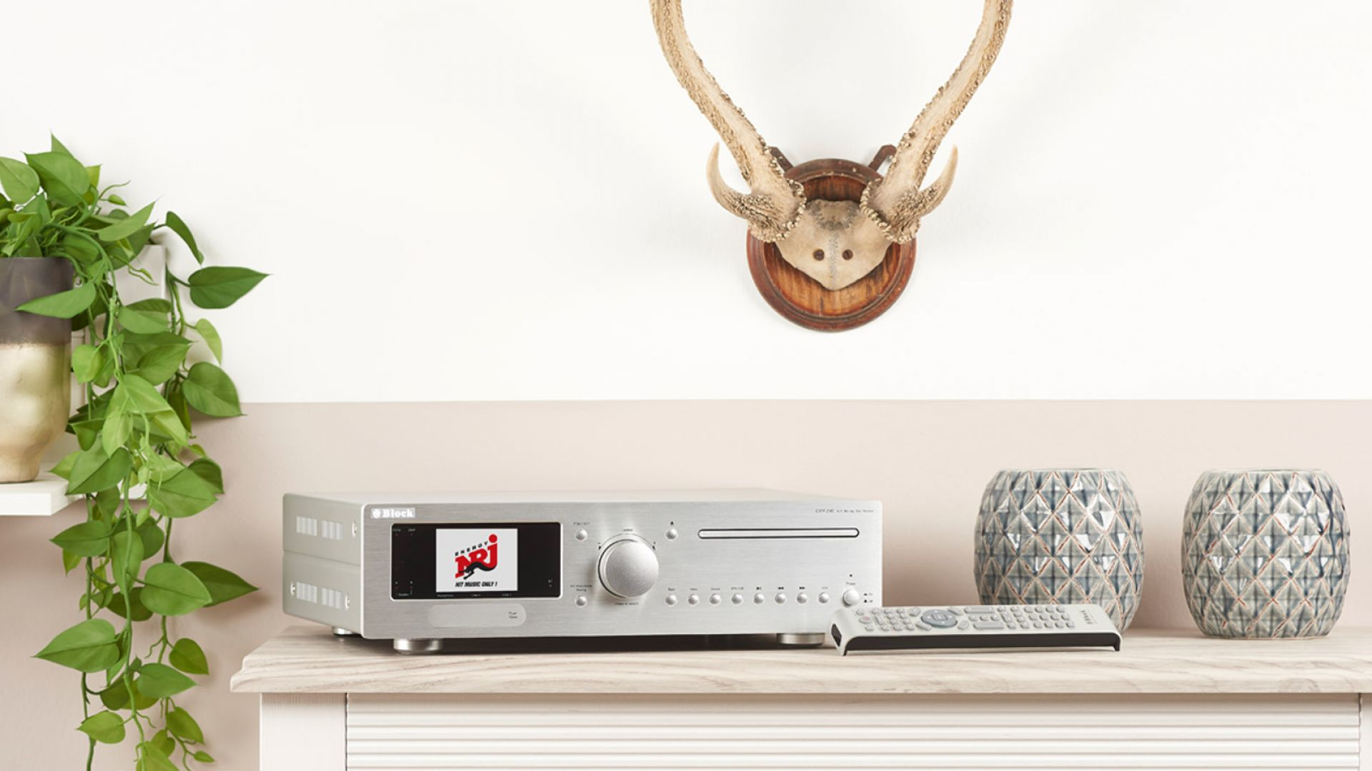 Block receiver cvr-200 silver