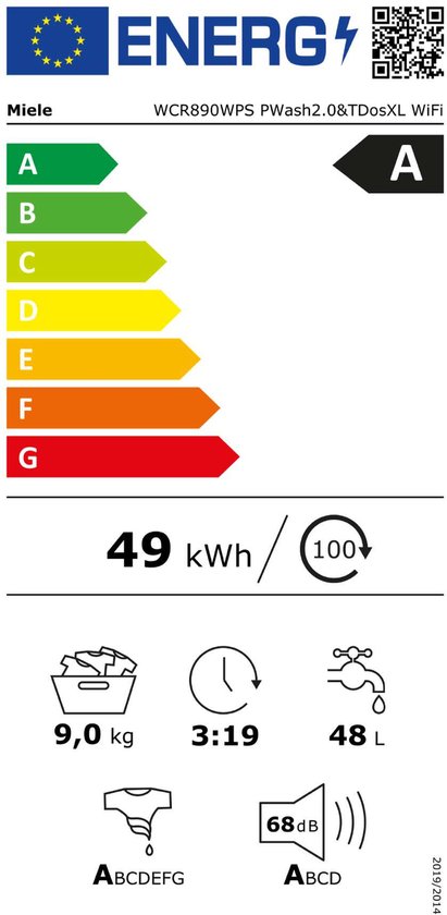 Miele lave-linge wcr 890 wps