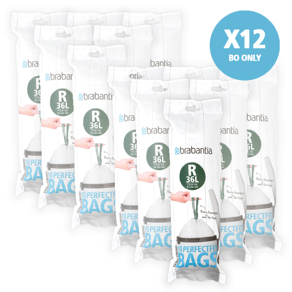 Afvalzak BRABANTIA 115622 PerfectFit R / 36L / 10pcs