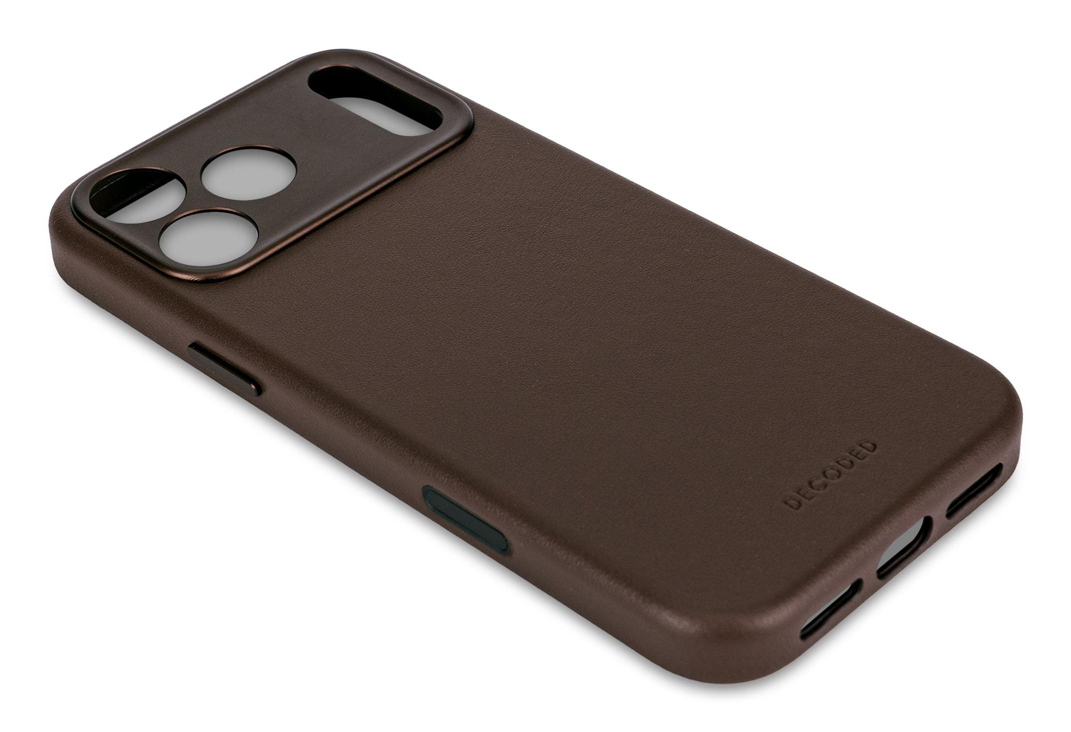Decoded Leather Backcover Apple iPhone 17 Pro Chocolate Brown