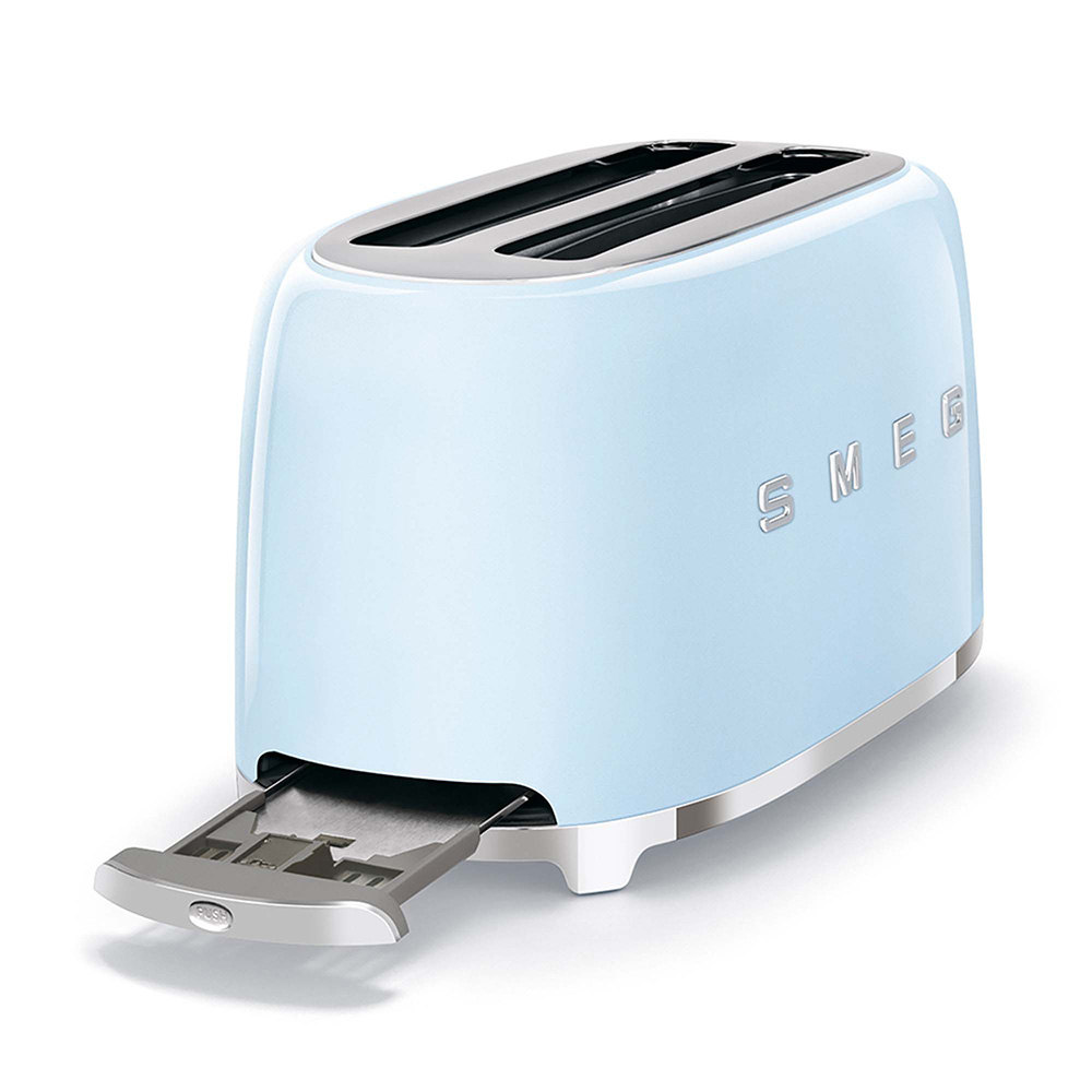 Smeg grille-pain bleu pastel TSF02PBEU