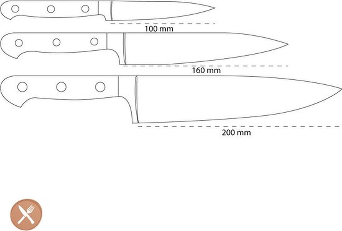 Messenset ZWILLING 35602-000-0 Professional S / 3-delig