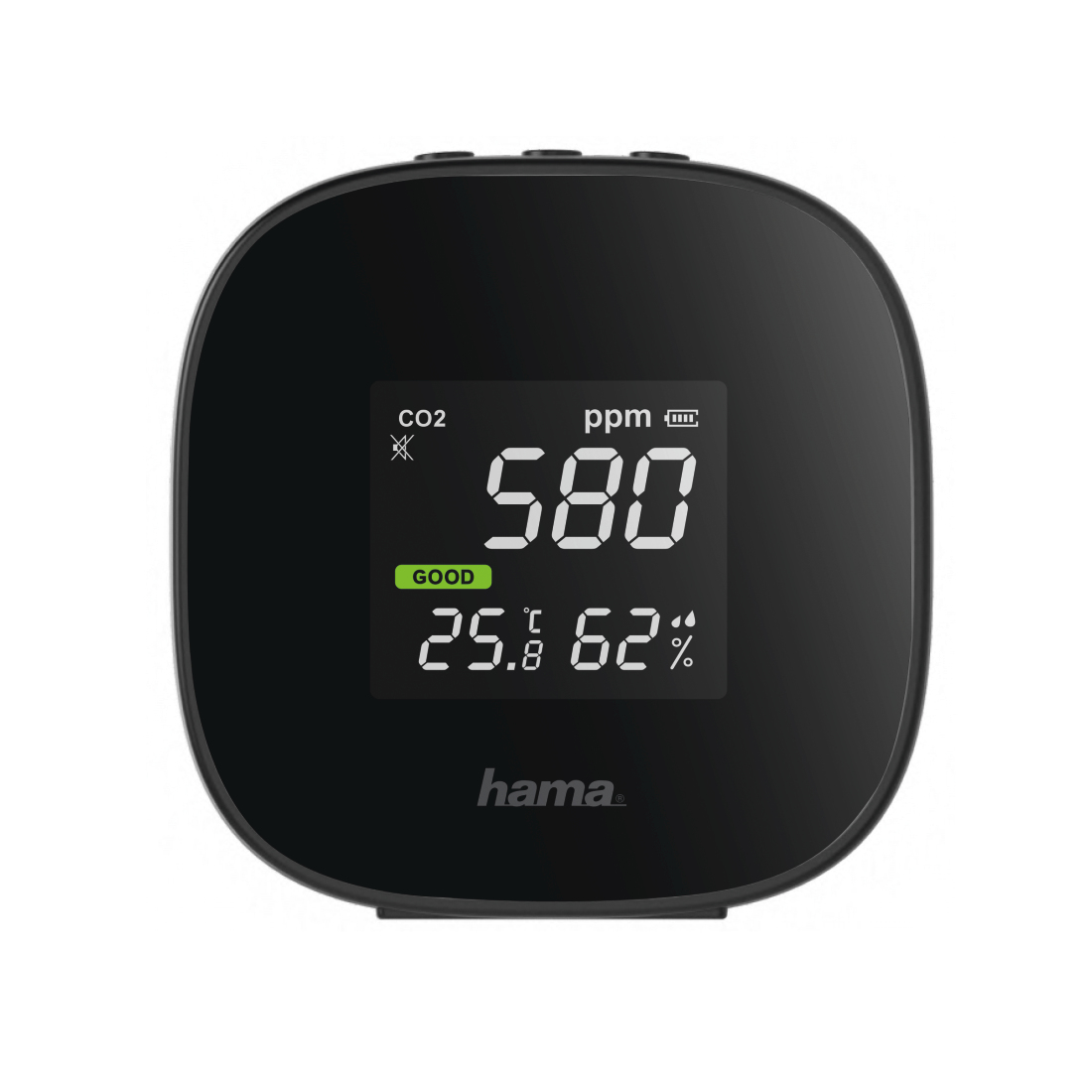Hama Luchtkwaliteitsmeter Safe CO2, temperatuur & vocht