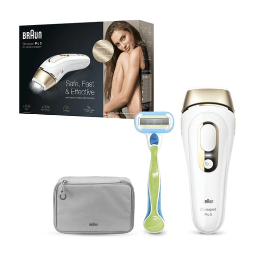 Braun Silk-expert Pro PL 5014 Lumière pulsée Blanc, Or