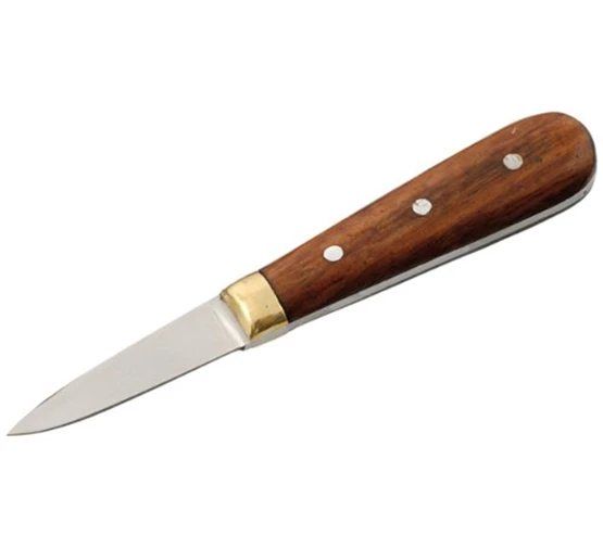 Oestermes LOUIS TELLIER 40.LTN4172 houten greep / inox