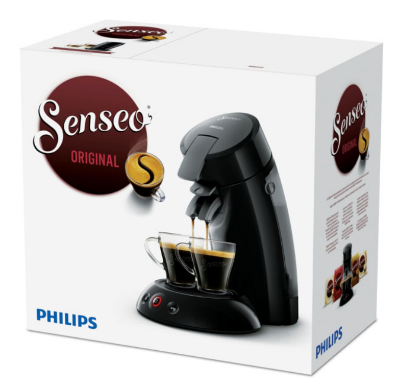 Koffiepadmachine PHILIPS HD6553/67 Senseo II / zwart