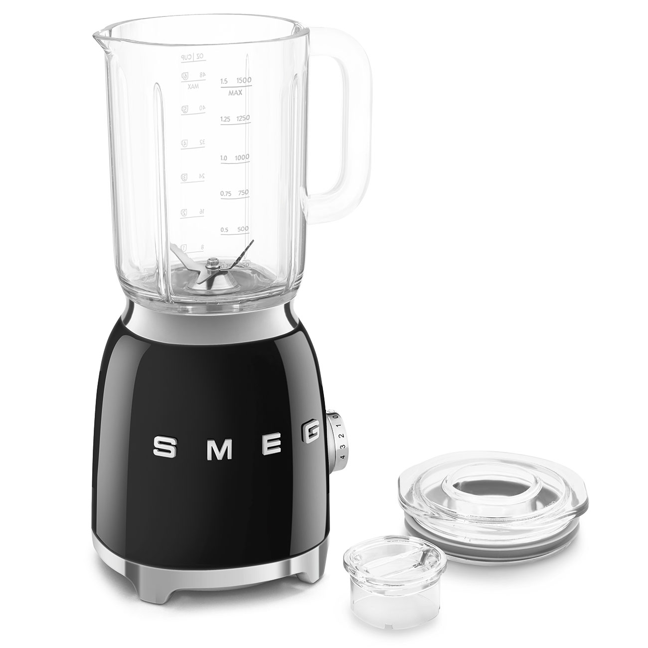 Smeg BLF03BLEU blender 1,5 l Blender voor op aanrecht 800 W Zwart