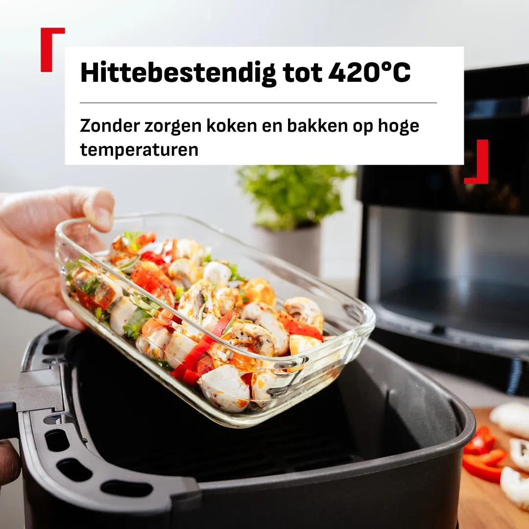 Vershouddoos TEFAL N1240210 OneClick / 1L / glas