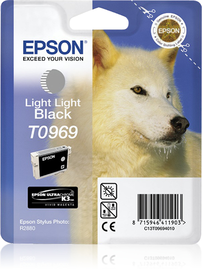 Epson Husky Cartouche "Loup" - Encre UltraChrome K3 VM Gris clair