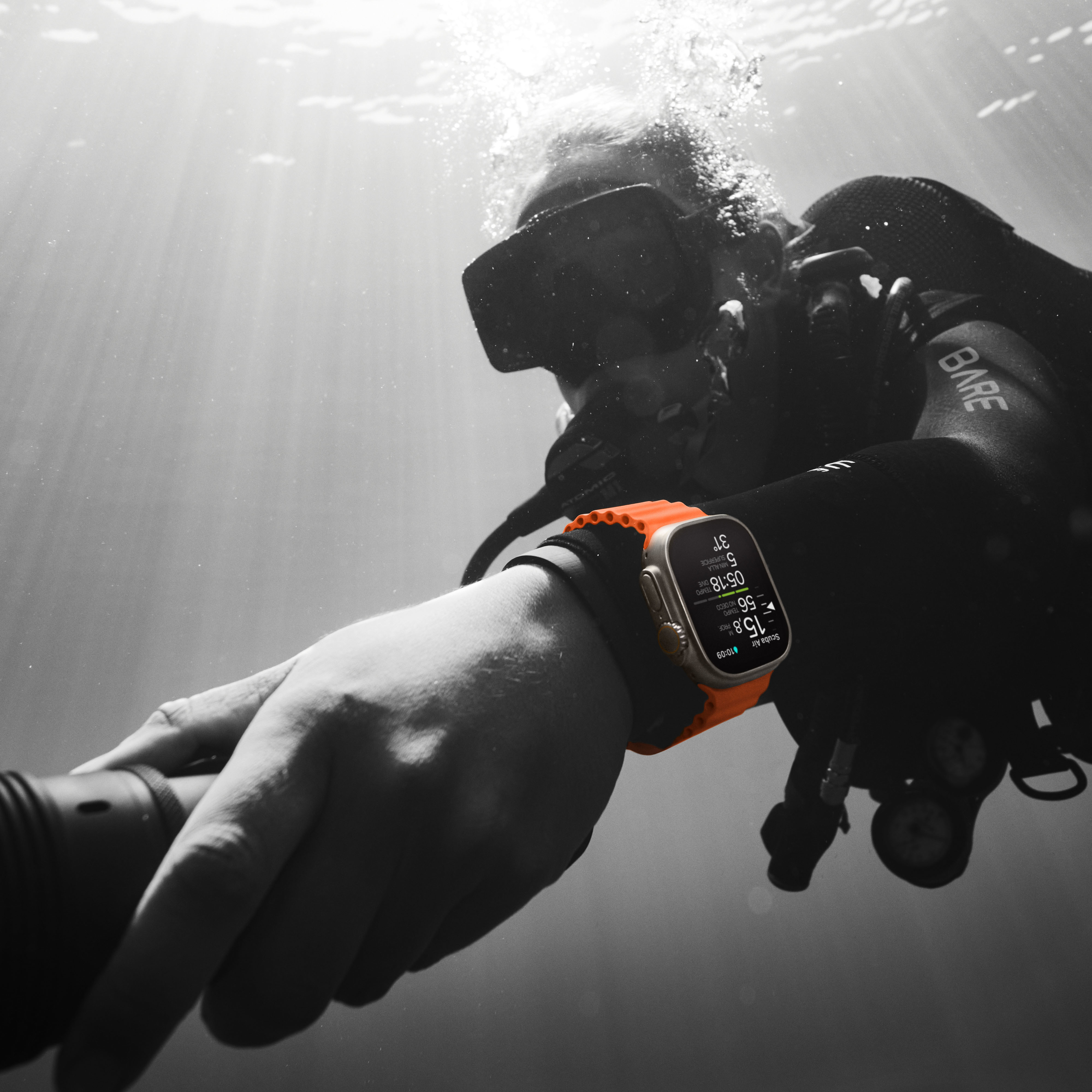 Apple Watch Ultra 2 (Demo) OLED 49 mm Numérique 410 x 502 pixels Écran tactile 4G Titane GPS (satellite)