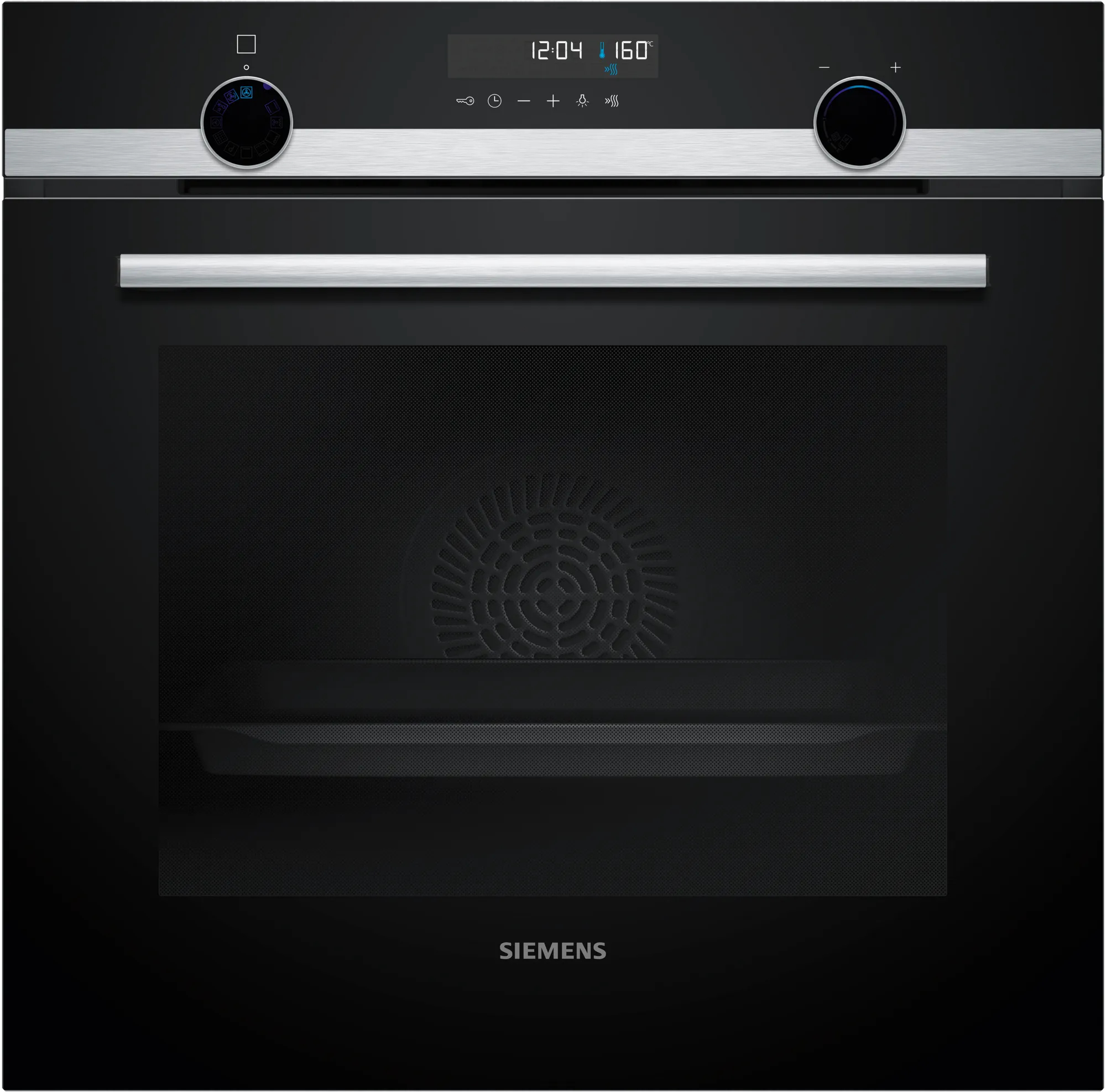 Siemens iQ500 HB578GES3 four 71 L Noir, Acier inoxydable
