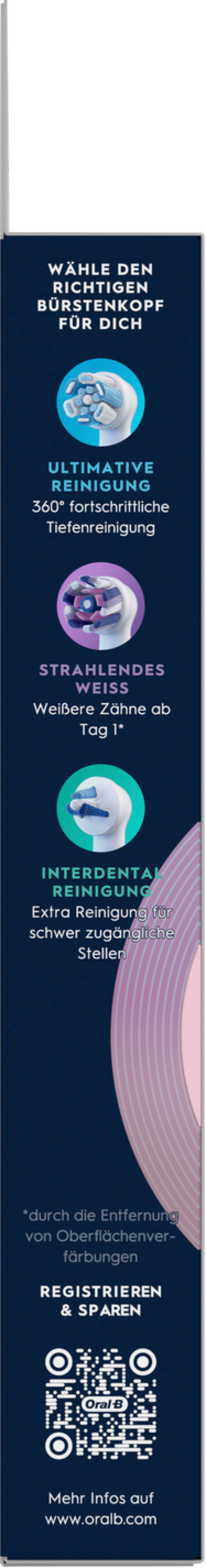 Opzetborstel ORAL-B 163174 iO / zachte reiniging / 6 stuks
