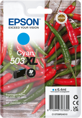 Inktpatroon Epson 503XL Cyaan