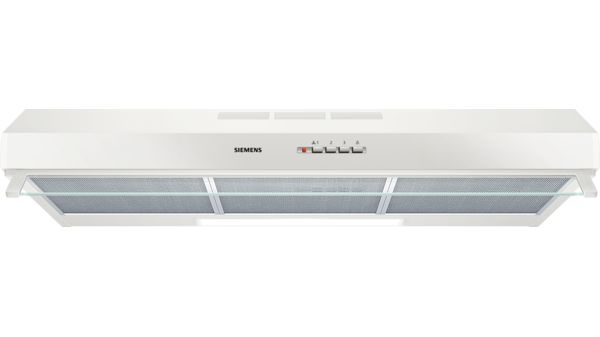 Siemens iQ300 LU93LCC20 hotte Montée au mur Blanc 350 m³/h D