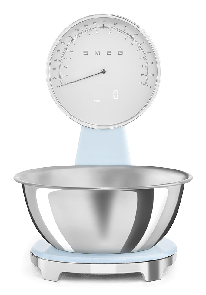 Keukenweegschaal SMEG KSF01PBWW / pastelblauw