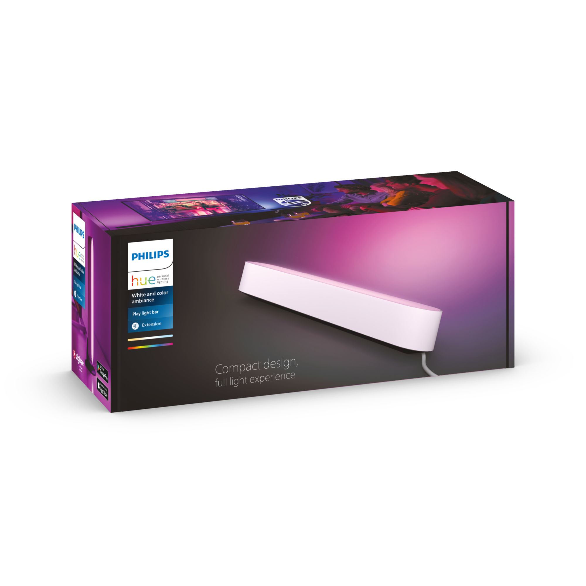 Tafellamp PHILIPS HUE Play White Color Amb. Wit (Uitbreid)