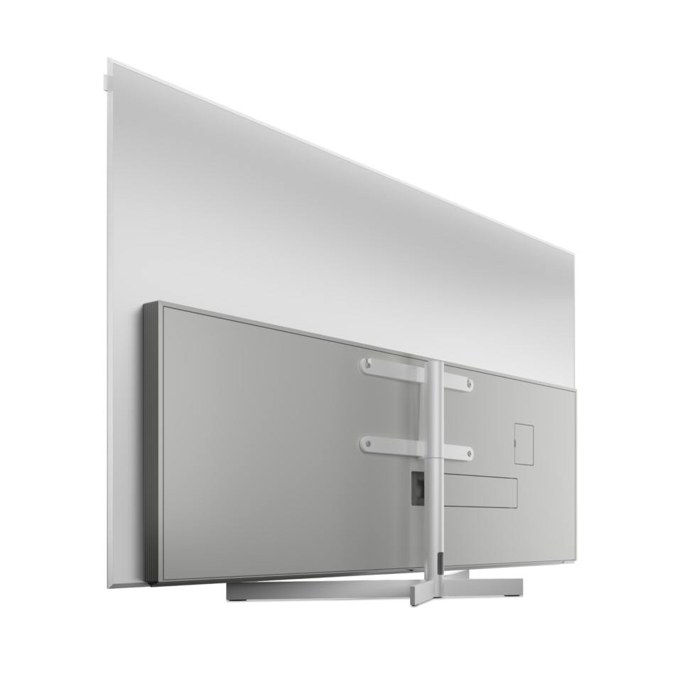 OLED TV LOEWE stellar 77 dr+ zwart aluminium/mat aluminium + muurbeugel