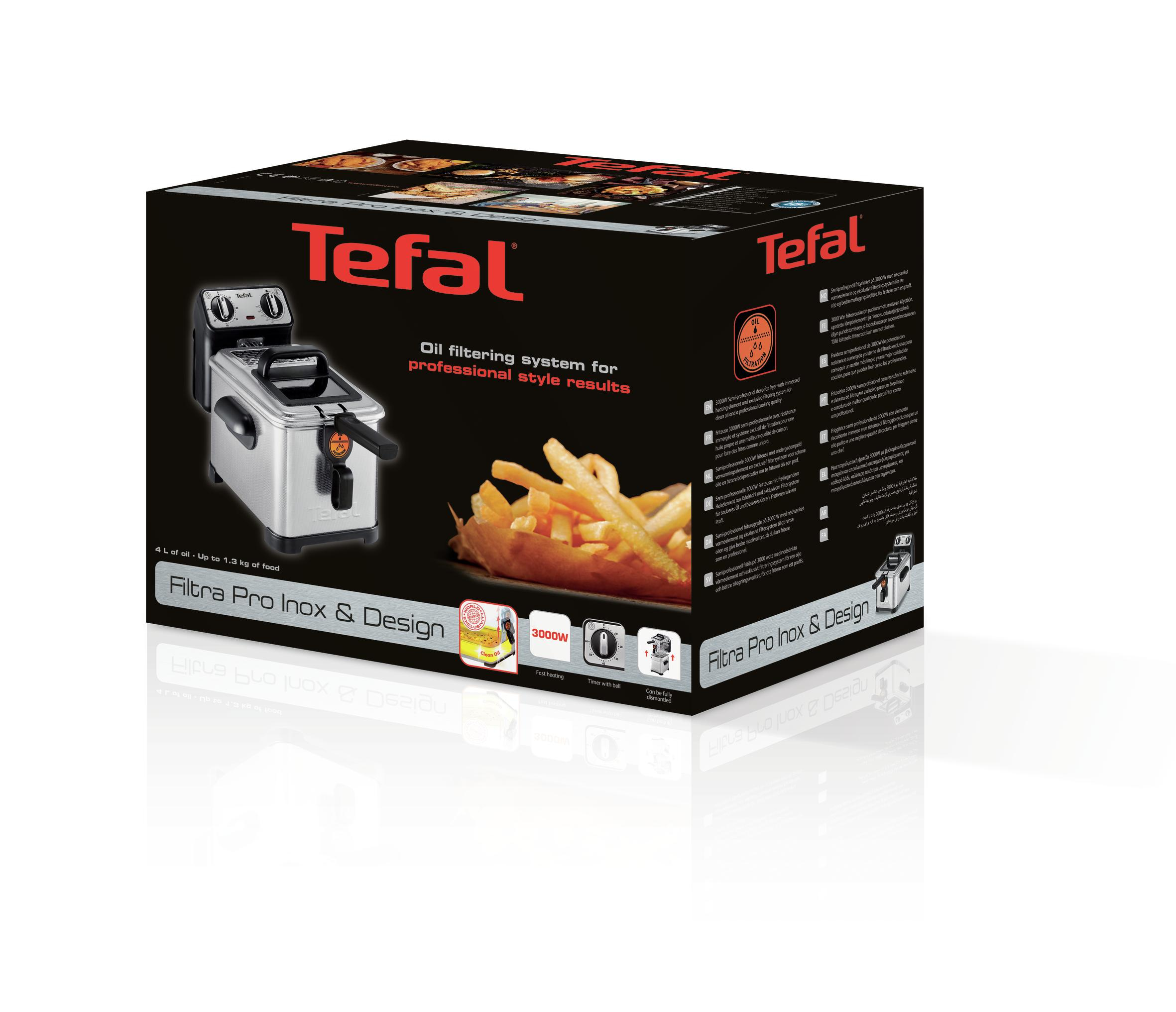 Tefal FR5171 friteuse Unique Autonome 3000 W Acier inoxydable