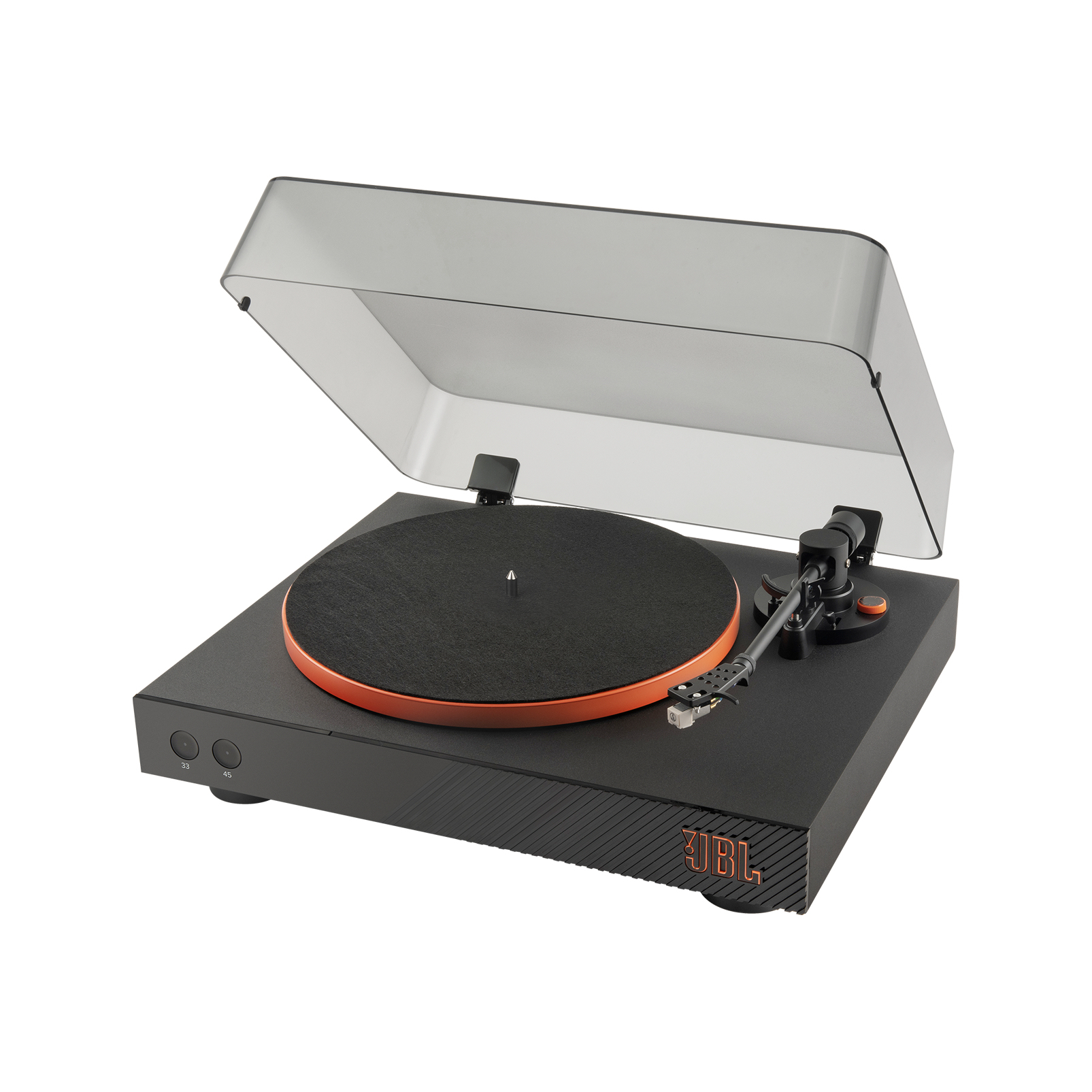 Platenspeler JBL Spinner BT zwart/oranje