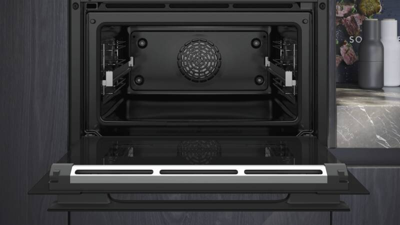 Siemens iQ700 CB974GKB1 four 47 L 2900 W Noir, Acier inoxydable