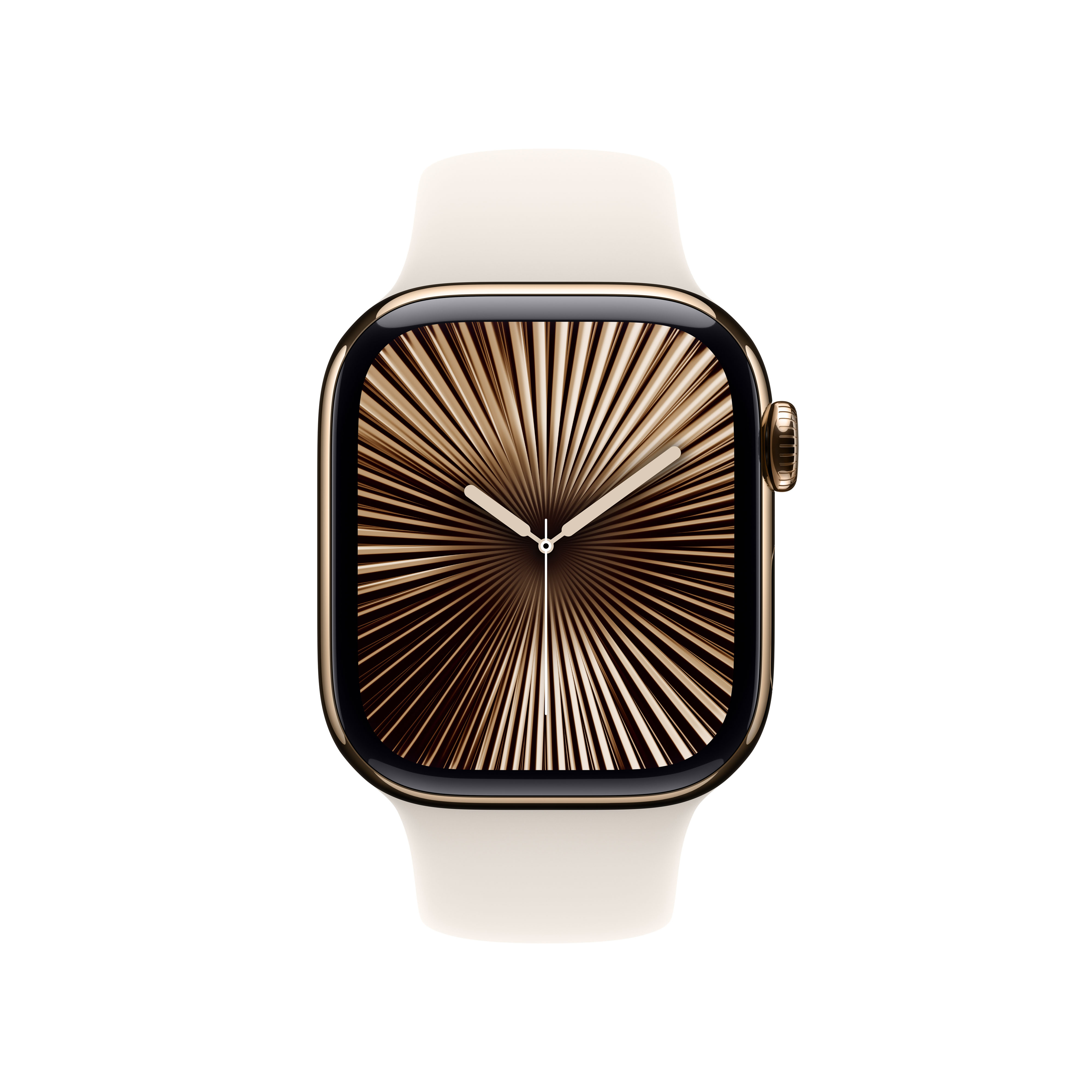 Apple Watch Series 10 OLED 42 mm Digitaal 374 x 446 Pixels Touchscreen 4G Goud Wifi GPS