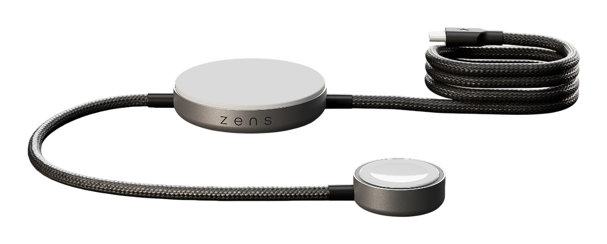 ZENS Charging Cable USB C + Magsafe + Watch Pro Black