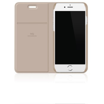 iphone tas WD 180007 Booklet Crystal iPhone 7 rosegold