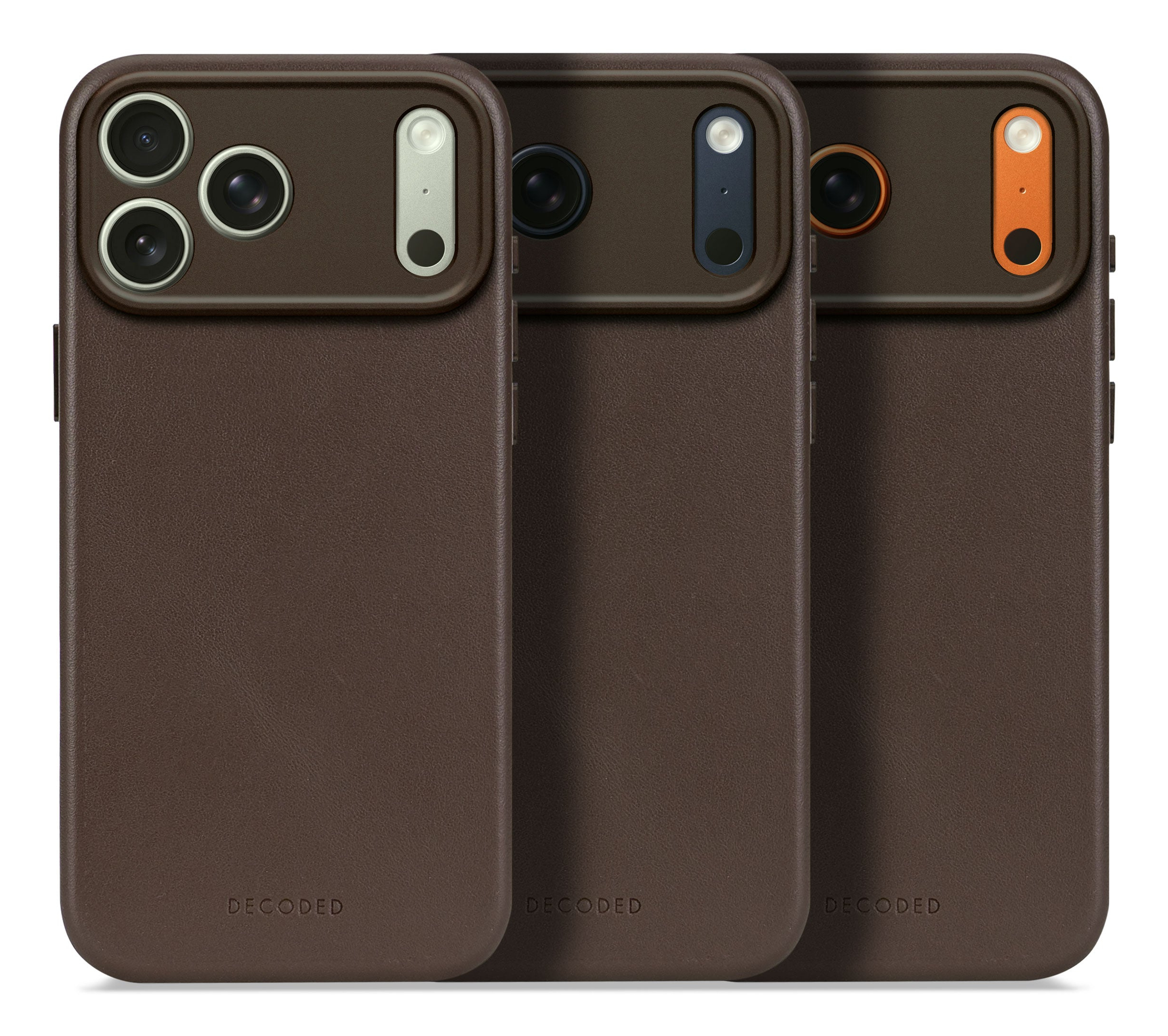Decoded Leather Backcover Apple iPhone 17 Pro Chocolate Brown