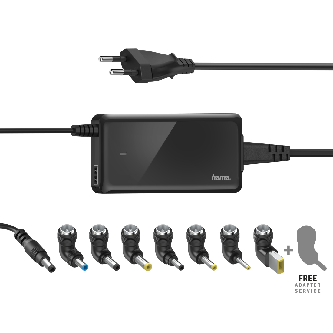 Hama Bloc secteur universel pr ordinateur portable Slim & Light, 19V/65W