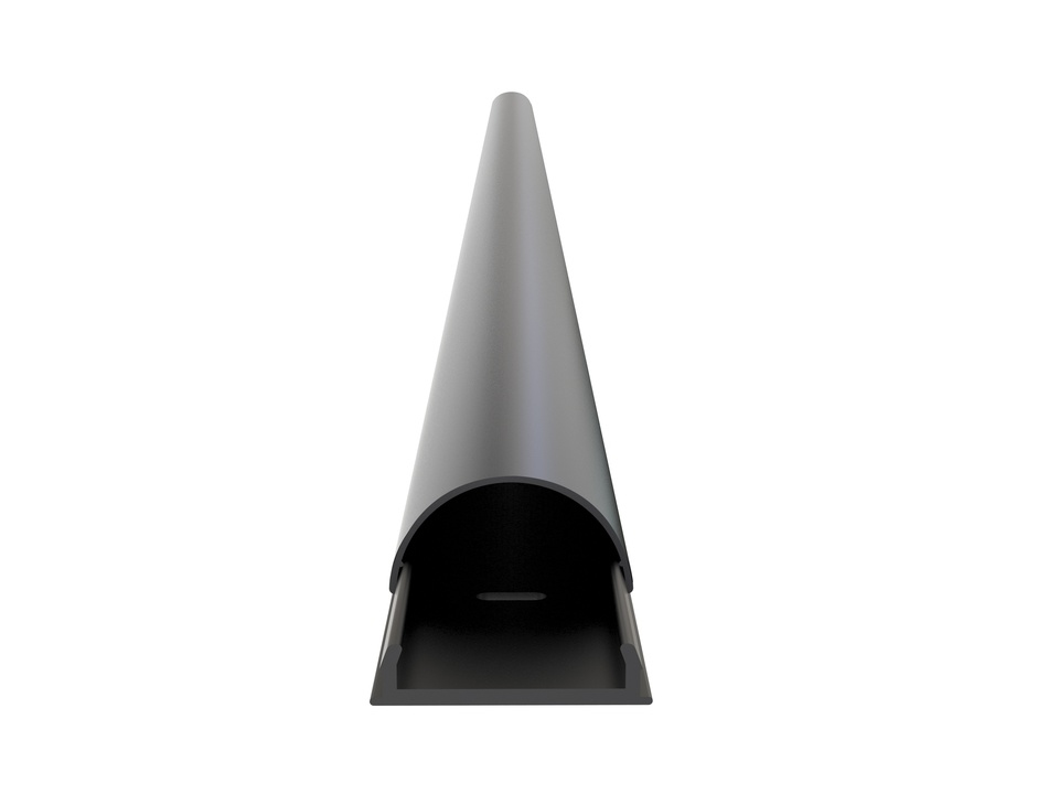 M Universal Cable Cover Black 50mmW - 1600mm L