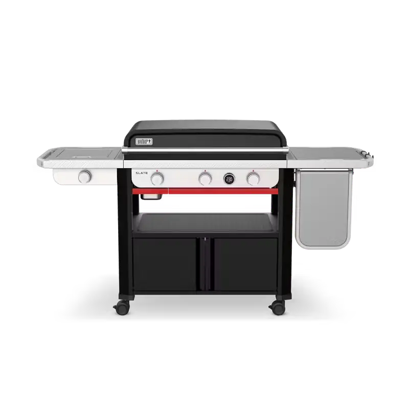 Plancha WEBER 1500250 / 76cm / met zijbrander / zwart 