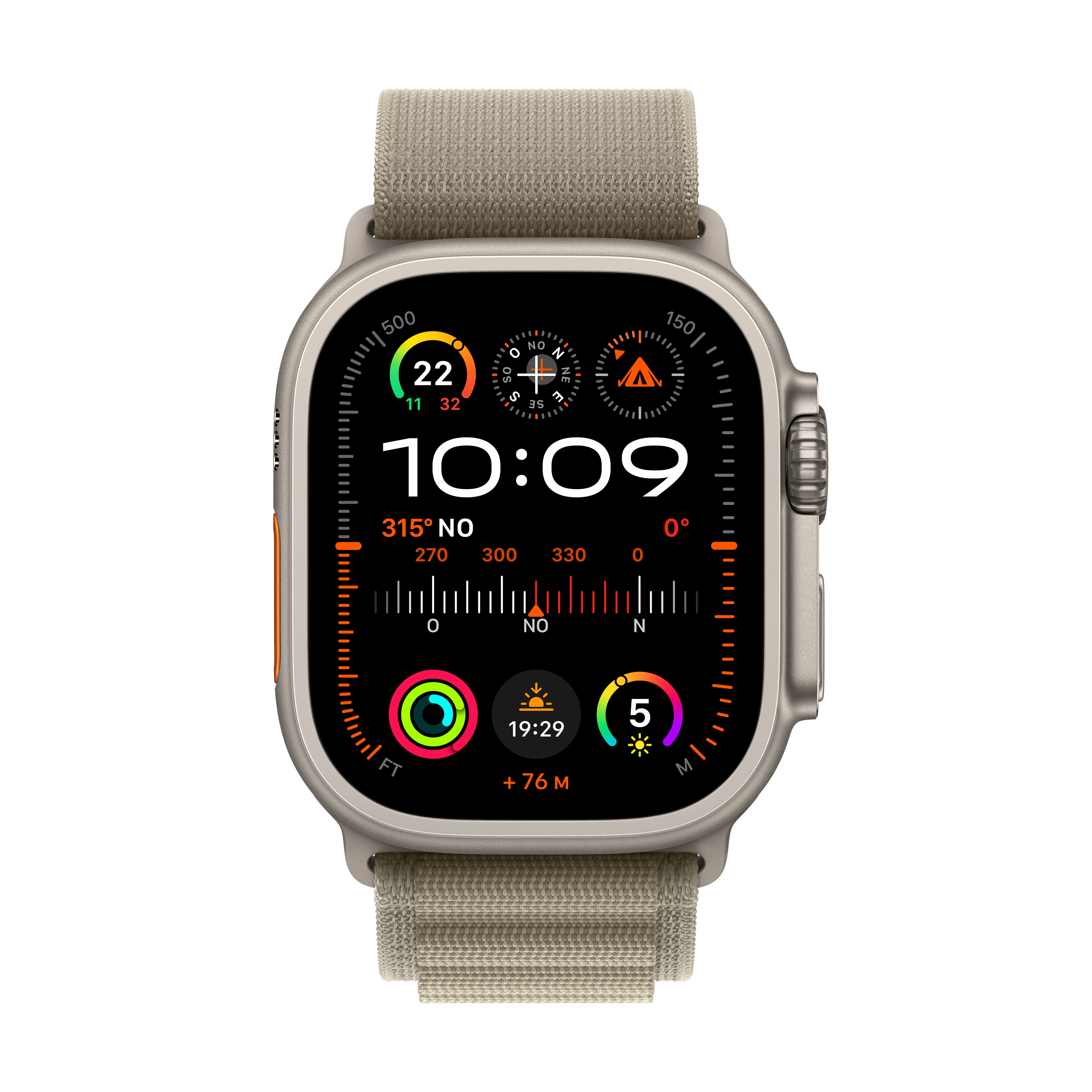 Apple Watch Ultra 2 OLED 49 mm Digitaal 410 x 502 Pixels Touchscreen 4G Titanium GPS