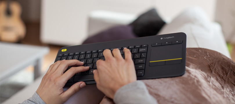 Logitech wireless touch keyboard k400 bl