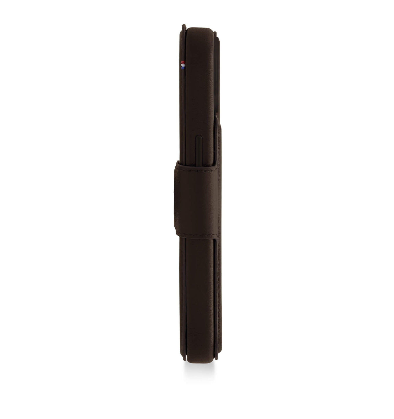 Decoded iPhone 14 Max, housse wallet amovible cuir, brun chocolat