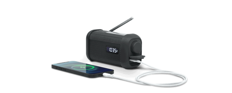 FM/AM radio MUSE MH-08 MB zwart/groen