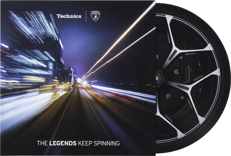 Platenspeler TECHNICS SL-1200M7PED Lamborghini oranje