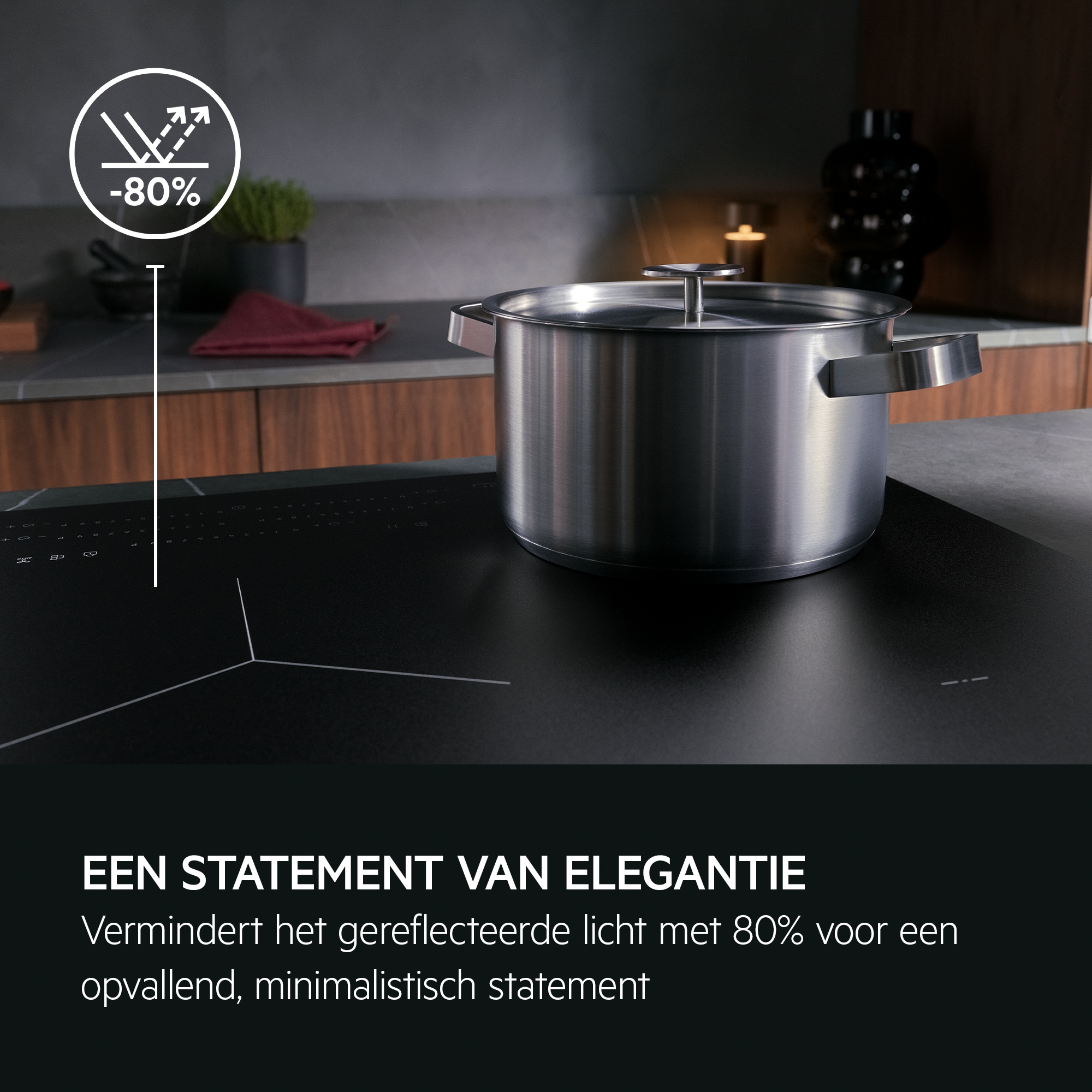 Kookplaat BI AEG TII84B10FZ/ Inductie / Zwart