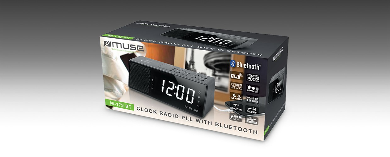 Réveil radio MUSE M-172 BT