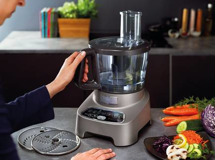 Moulinex FP827E10 robot de cuisine 1000 W 3 L Gris