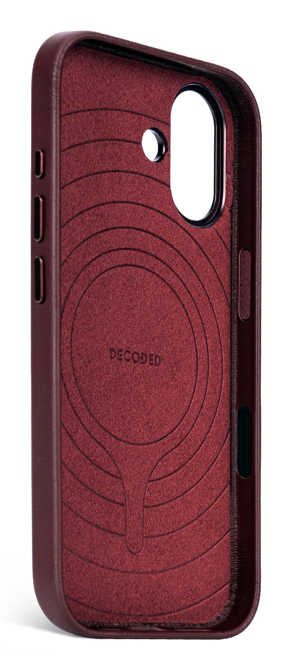 Decoded Leather Backcover Apple iPhone 17 Dark Ruby