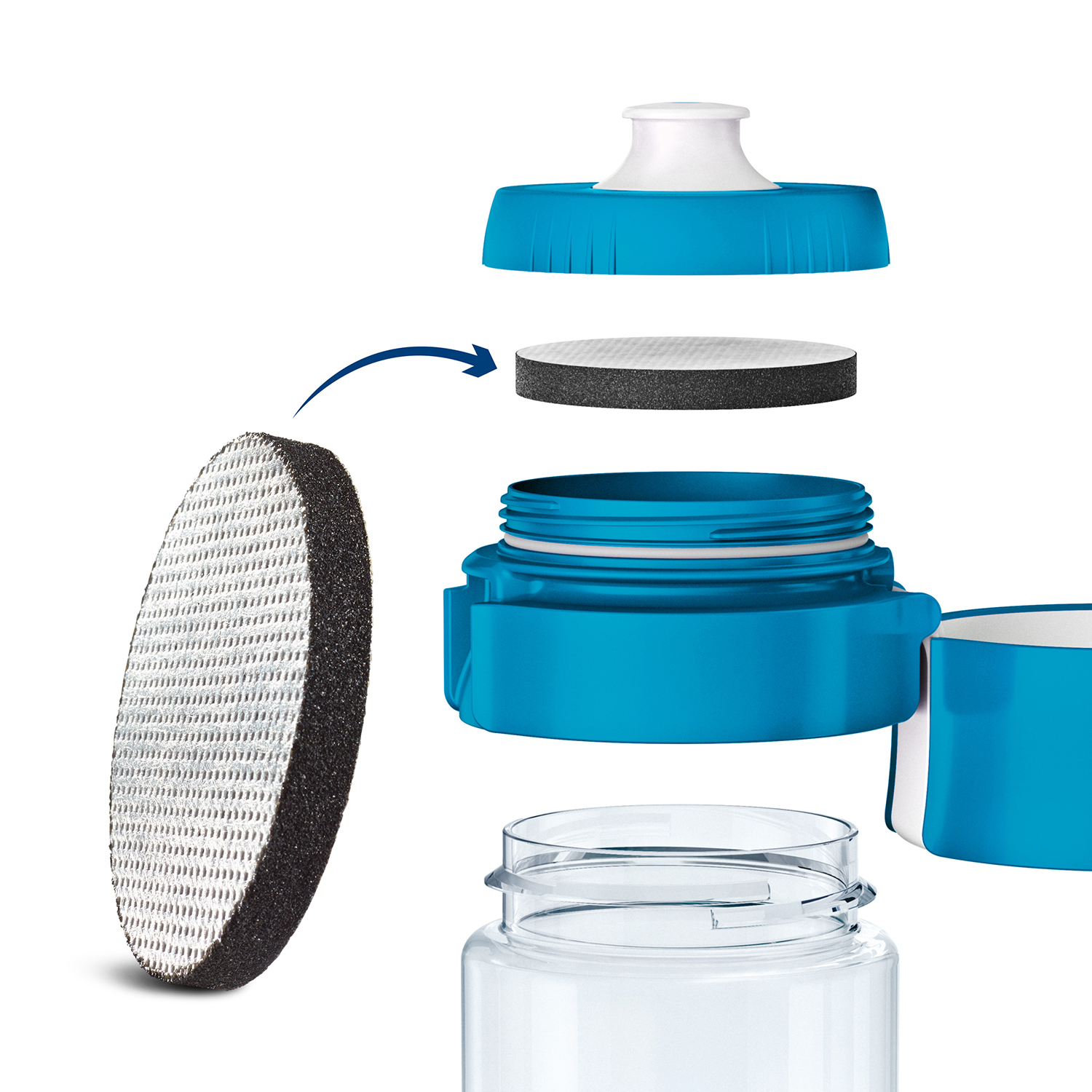 Brita Fill&Go Bouteille filtr bleu