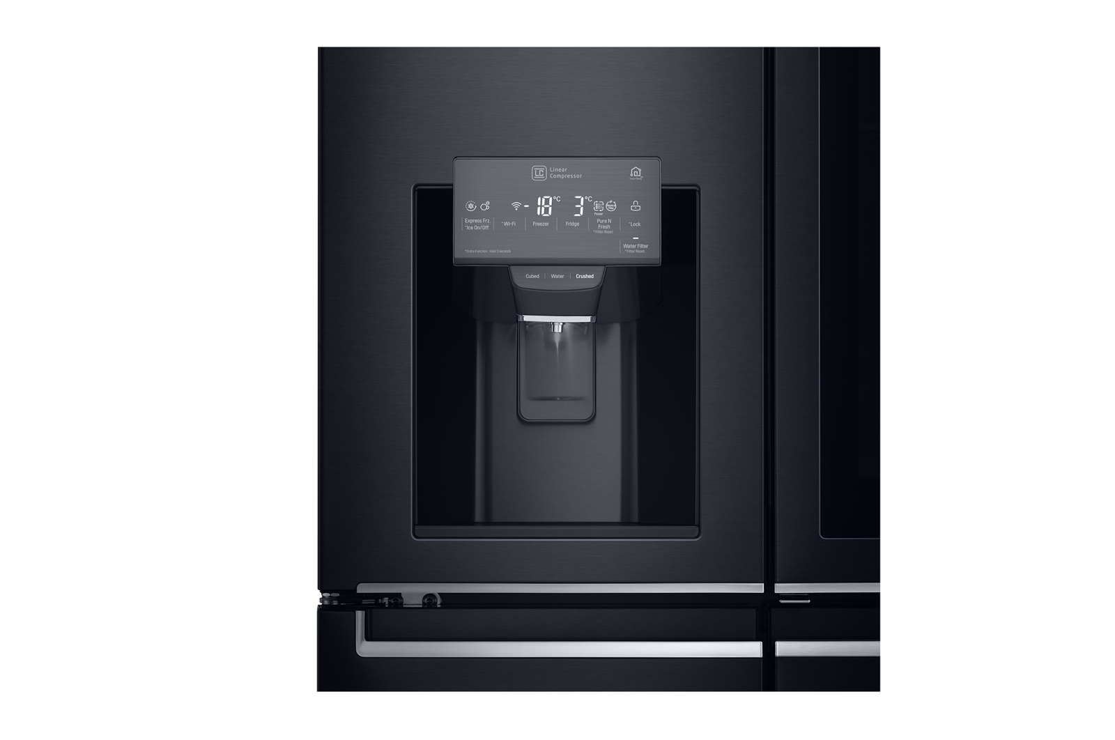 LG GMK9331MT frigo américain Pose libre 571 L Noir