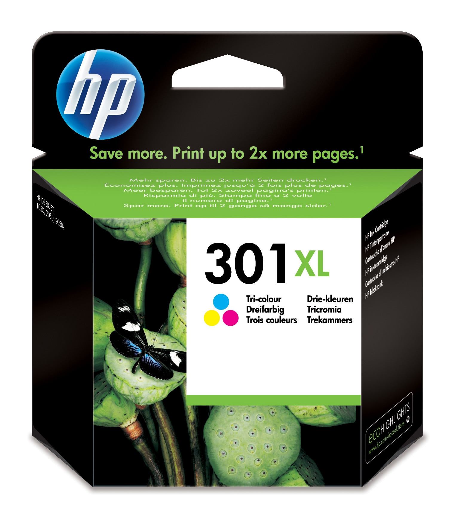 Inktcartridge HP 301XL Tri color