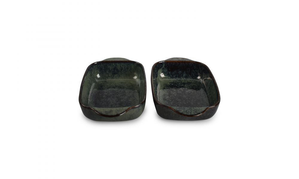 Ovenschaal S&P 850617 Meridian / 19,5x16,5x6cm / groen/blauw