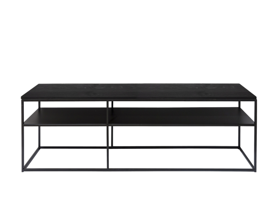 Consoletafel Dôme Deco F12-W8/BLA GENEVA Oak Wood Black