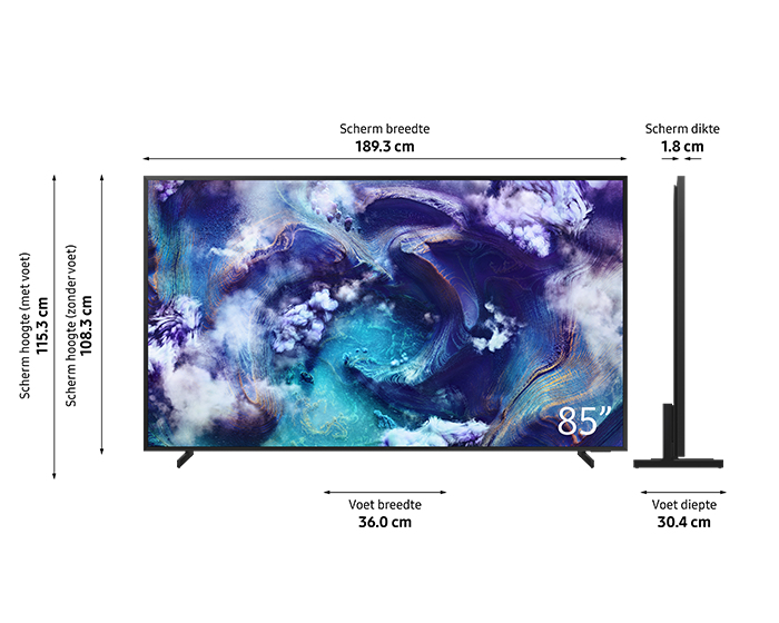 Neo QLED TV SAMSUNG QE85QN900F 8K / Tizen OS 